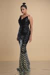 Buy Kommal Sood Black Lycra Stretch Net Graphic Pattern Work Spaghetti Gown Online at Aza Fashions Buy_Kommal Sood_Black Lycra Stretch Net Graphic Pattern Work Spaghetti Gown _Online_at_Aza_Fashions