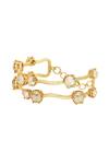 Esme By Aashna Dalmia_Gold Plated Stone Embellished Layered Bracelet _Online_at_Aza_Fashions