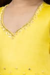 Shop_Darleen Kids Couture_Yellow Net Embroidery Beads The Empress Layered Gown _Online_at_Aza_Fashions