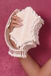 Forever Noor_White Embellished Handcrafted Crystal Boat Star Bag _Online_at_Aza_Fashions
