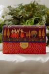 The Garnish Company_Purple Desan Printed Sling Bag _Online_at_Aza_Fashions