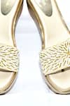 Foot Fuel_Gold Beads Avery Embellished Wedges _Online_at_Aza_Fashions