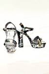 Buy_Foot Fuel_Black Ashy Marble Print Heels _Online_at_Aza_Fashions