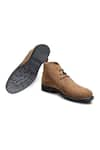 Hats Off Accessories_Beige Genuine Leather Chukka Boots  _Online_at_Aza_Fashions