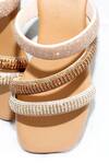 Foot Fuel_Cream Celosia Stone Embellished Strappy Flats _Online_at_Aza_Fashions