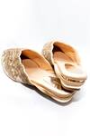 Shop_Foot Fuel_Cream Embroidery Vellichor Mule Block Heels _Online_at_Aza_Fashions