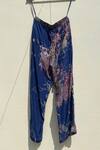 Shop_Leh Studios_Blue Viscose Evening Canope Print Pyjama Pant _Online_at_Aza_Fashions