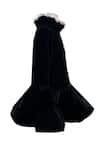 Buy_Jasmine And Alaia_Black Velvet Plain Taylor Dress_Online_at_Aza_Fashions