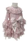 Jasmine And Alaia_Pink Harper Tiered Dress_Online_at_Aza_Fashions