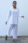 Buy_Linen Bloom_White Linen Straight Pant  _Online_at_Aza_Fashions