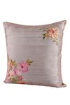 Buy Khaabka Grey Jacquard Silk Embroidery Border Cushion Cover - Set Of 2 Online at Aza Fashions Buy_Khaabka_Grey Jacquard Silk Embroidery Border Cushion Cover - Set Of 2_Online_at_Aza_Fashions