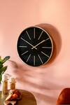 Buy Logam Black Mild Steel And Glass Hudson Wall Clock Online at Aza Fashions Buy_Logam_Black Mild Steel And Glass Hudson Wall Clock_Online_at_Aza_Fashions