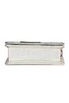 Shop The Purple Sack Silver Embroidery Leather Clutch Online at Aza Fashions Shop_The Purple Sack_Silver Embroidery Leather Clutch _Online_at_Aza_Fashions
