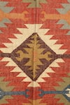 Nakshikathaa - Homeware_Multi Color Jute Wool Hand Woven Rectangle Shape Rug_Online_at_Aza_Fashions