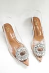 The Alter_Beige Julia Embellished Kitten Heels _Online_at_Aza_Fashions