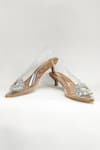 The Alter_Beige Julia Embellished Kitten Heels _at_Aza_Fashions