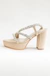 Buy_The Alter_Beige Rhinestones Kiara Embellished Heels _Online_at_Aza_Fashions