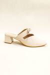 Shop_THE ALTER_Beige Beverly Bow Block Heels _Online_at_Aza_Fashions