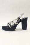 The Alter Black Rhinestones Kiara Embellished Platform Block Heels Online at Aza Fashions The Alter_Black Rhinestones Kiara Embellished Platform Block Heels _Online_at_Aza_Fashions