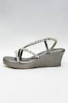Buy The Alter Grey Embellished Kiara Wedges Online at Aza Fashions Buy_The Alter_Grey Embellished Kiara Wedges _Online_at_Aza_Fashions