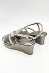 Shop The Alter Grey Embellished Kiara Wedges Online at Aza Fashions Shop_The Alter_Grey Embellished Kiara Wedges _Online_at_Aza_Fashions