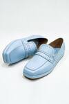 Buy_The Alter_Blue Powder Embellished Loafers _Online_at_Aza_Fashions