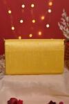Buy_House Of Vian_Yellow Beads, Pearls Juane Embellished Clutch _Online_at_Aza_Fashions