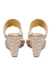 Buy_Kkarma Accessories_Pink Embroidery, Beads Kalki Platform Wedges _Online_at_Aza_Fashions