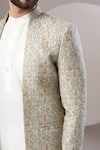 Buy_Kasbah_Green Chanderi Embroidered Floral Jacket_Online_at_Aza_Fashions