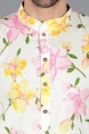 Buy_Kalp_Multi Color Cotton Print Floral Altair Vintage Kurta _Online_at_Aza_Fashions