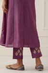 Buy Kamaltaas Purple Chanderi Silk, Lining Mulmul Paisley Embroidered Anarkali And Pant Set Online at Aza Fashions Buy_Kamaltaas_Purple Chanderi Silk, Lining Mulmul Paisley Embroidered Anarkali And Pant Set _Online_at_Aza_Fashions