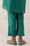 Buy Kamaltaas Green Chanderi Silk, Lining Mulmul Gota, Pittan Embroidered Kurta And Pant Set Online at Aza Fashions Buy_Kamaltaas_Green Chanderi Silk, Lining Mulmul Gota, Pittan Embroidered Kurta And Pant Set _Online_at_Aza_Fashions