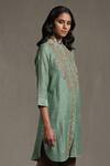 Buy_Ritu Kumar_Green Handloom Cotton Chanderi Kurta_Online_at_Aza_Fashions