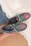 Shop_Coral Haze_Blue Katie Rainbow Glitter Wedding Sneakers _Online_at_Aza_Fashions