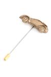 Shop_Cosa Nostraa_Gold Car Power Lapel Pin_Online_at_Aza_Fashions