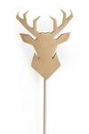 Buy_Cosa Nostraa_Gold Imperial Stag Lapel Pin_Online_at_Aza_Fashions