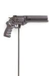 Buy_Cosa Nostraa_Black Power Gun Lapel Pin_Online_at_Aza_Fashions