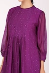 Buy_Komal Shah_Purple Embroidered Tunic And Pant Set_Online_at_Aza_Fashions