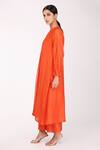 Komal Shah_Orange Mukaish Embroidered Tunic And Pant Set_Online_at_Aza_Fashions