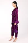 Komal Shah_Purple Top Embroidered Pant Set_Online_at_Aza_Fashions