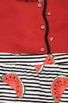 LA Dee DA_Red Cotton Watermelon Slice Print Dress _Online_at_Aza_Fashions