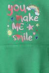 Buy_Knitting Doodles_Green Fleece Printed You Make Me Smile Top And Joggers Set  _Online_at_Aza_Fashions