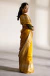 Mimamsaa_Yellow Raina Tissue Silk Woven Saree_Online_at_Aza_Fashions