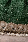 Buy_Amyra_Green Embroidery Thread Vintage Purse _Online_at_Aza_Fashions
