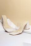 Buy_Myra_White Transparent Strap Block Heels_Online_at_Aza_Fashions