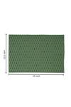 Consciousco_Green Cotton Duck Safari Leaf Midnight Place Mats - Set Of 4_at_Aza_Fashions