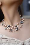 Buy_Do Taara_Multi Color Layered Pearl Necklace _Online_at_Aza_Fashions