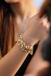 Do Taara_Gold Plated Kundan Bracelet _Online_at_Aza_Fashions