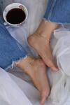 Do Taara_Gold Plated Crystals Anklets _Online_at_Aza_Fashions