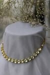 Buy_Do Taara_Gold Plated Kundan Choker Necklace _Online_at_Aza_Fashions